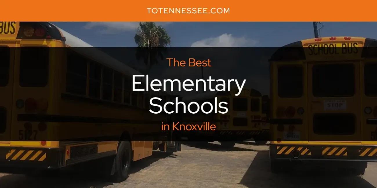 Knoxville's Best Elementary Schools [Updated 2024]