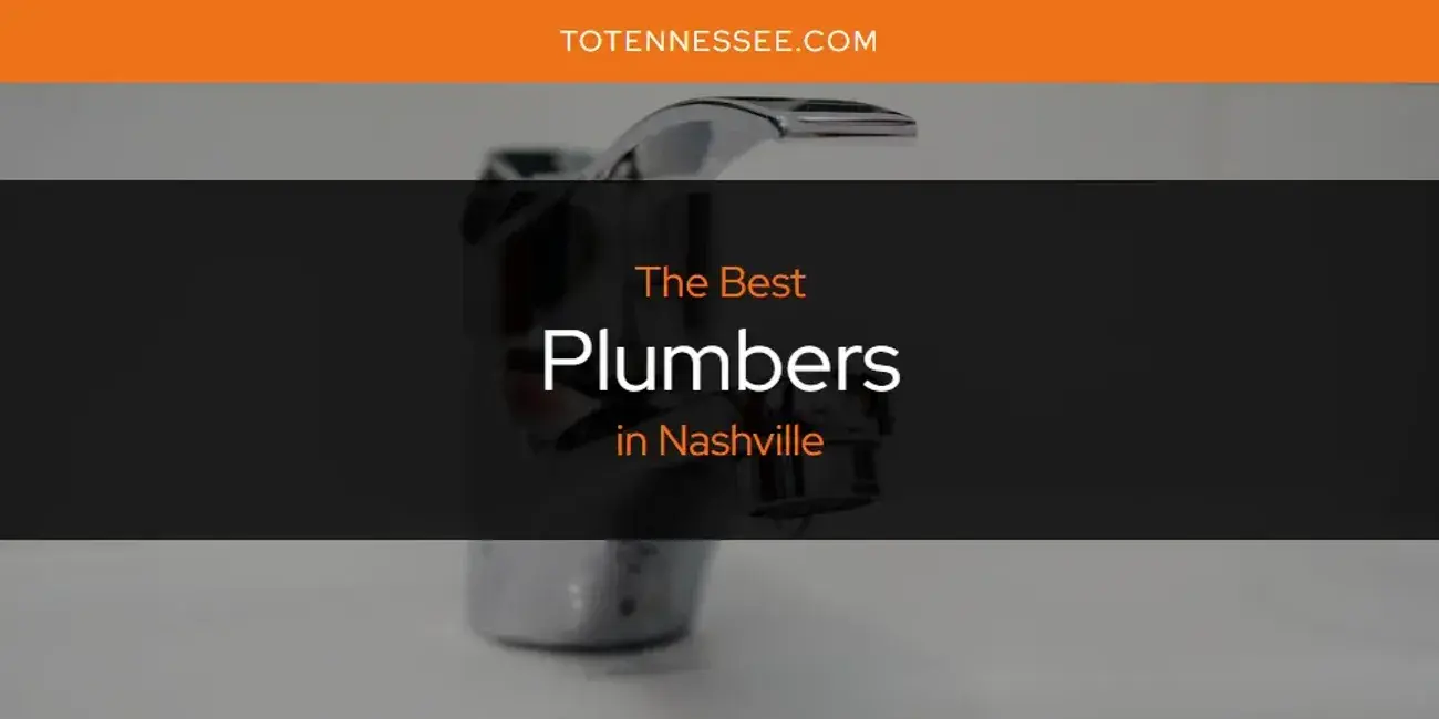 Nashville's Best Plumbers [Updated 2024]