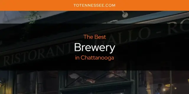 The Absolute Best Brewery in Chattanooga  [Updated 2024]