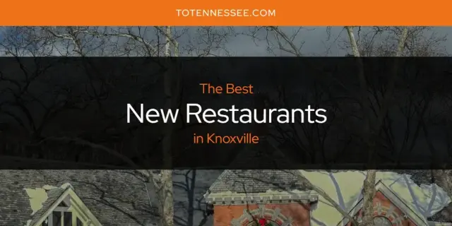 Knoxville's Best New Restaurants [Updated 2024]